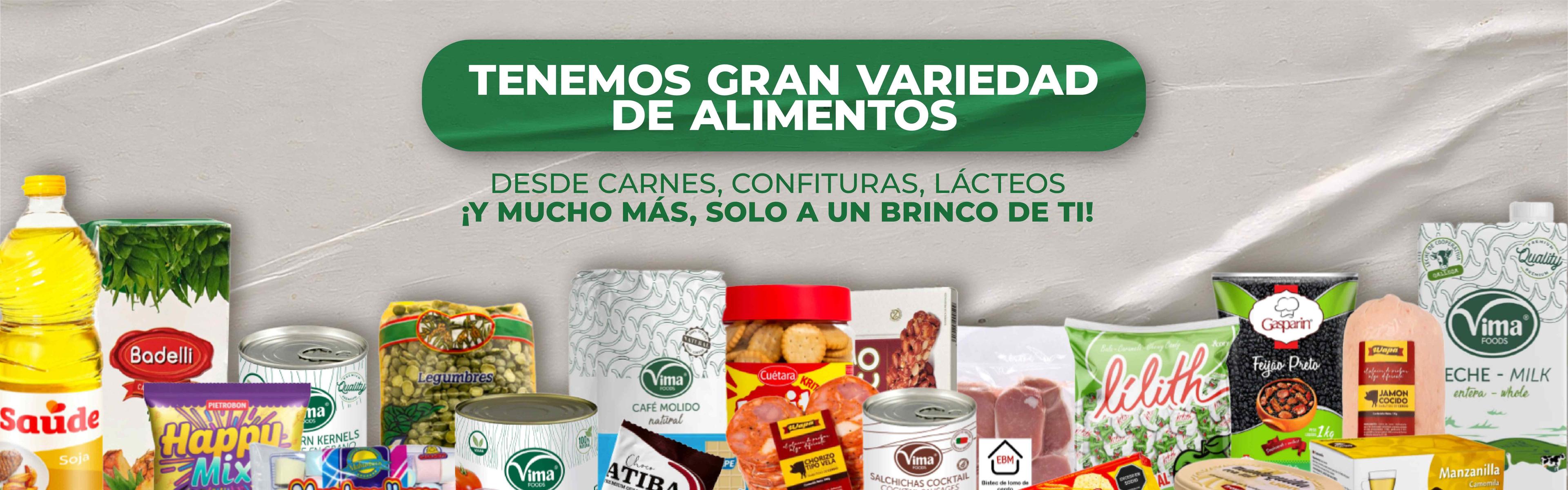 Alimentos en BrincoXpress