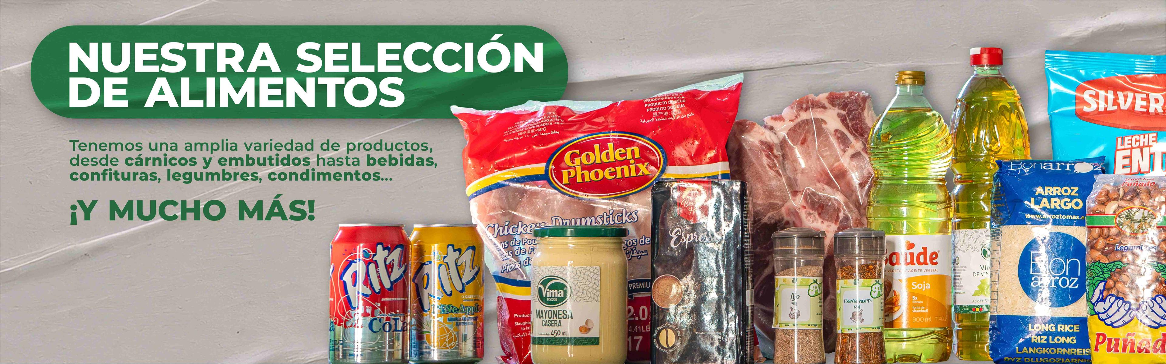 Alimentos en BrincoXpress